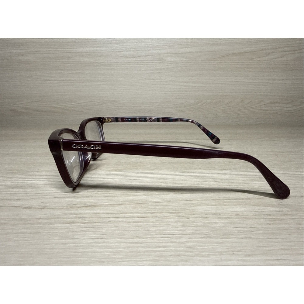 COACH HC6174 5479 54/17 Oxblood 140 Women's Eyeglass Frames Only Full Rim Maroon - Picture 2 of 9